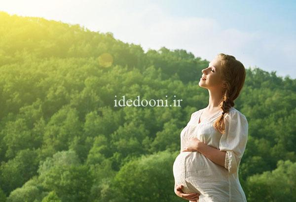 ایده عکاسی بارداری در فصل تابستان