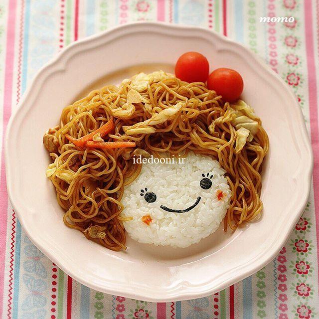 تزیین ماکارونی برای کودک